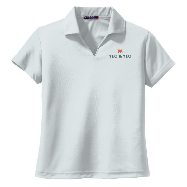 Sport-Tek® Women's Dri-Mesh® V-Neck Polo Thumbnail