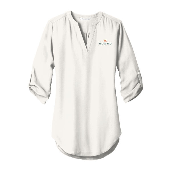 Port Authority® Women's 3/4-Sleeve Tunic Blouse Thumbnail