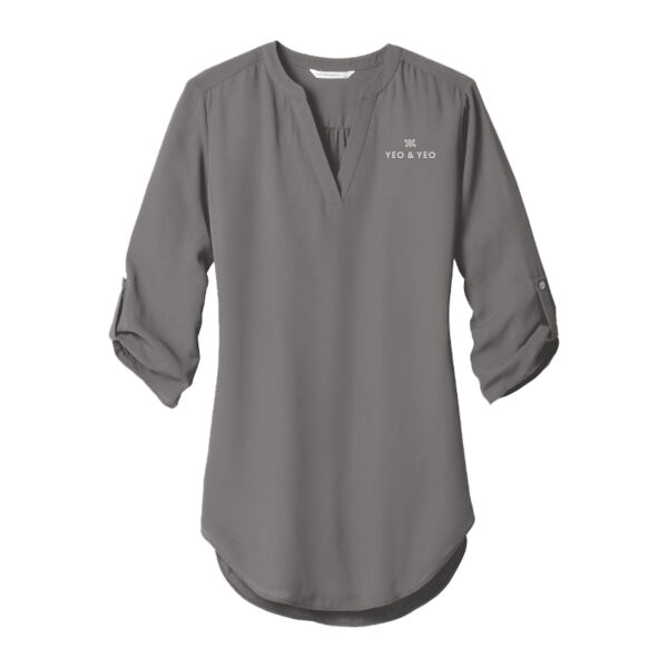 Port Authority® Women's 3/4-Sleeve Tunic Blouse Thumbnail