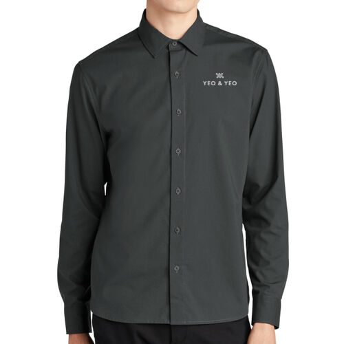Mercer+Mettle® Men's Long Sleeve Stretch Woven Shirt Thumbnail